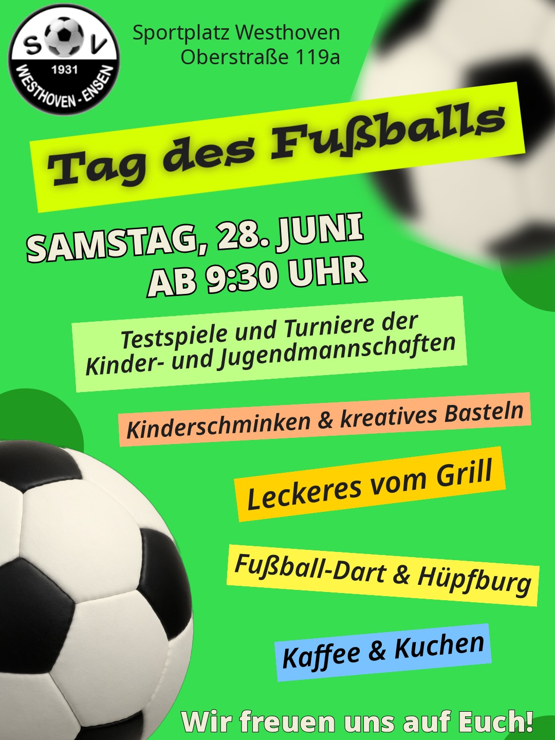 Mehr über den Artikel erfahren Lust auf Fußball, Spaß & gute Laune?