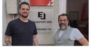 Inhaber von Teamsport One: links Andreas Erdmann, rechts Ozan Ergiden